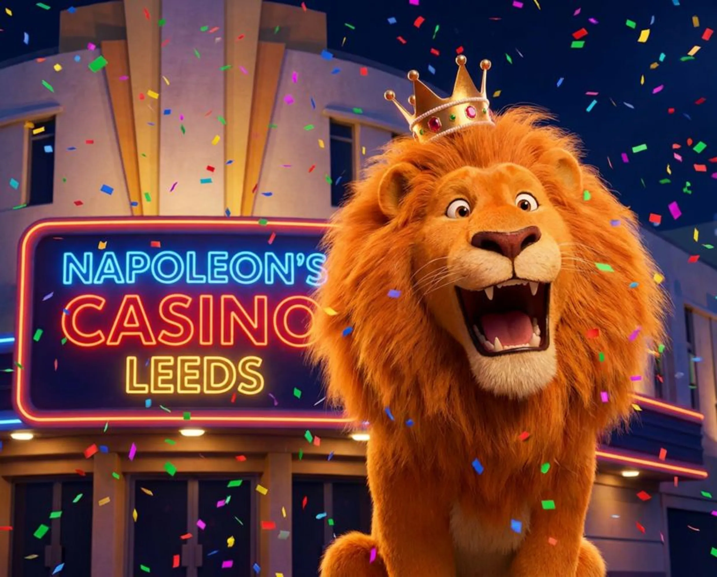 main page of Leeds casino (Napoleons Casino Leeds)